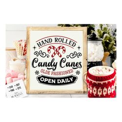 hand rolled candy canes svg,  candy canes poster svg, farmhouse christmas svg,  farmhouse candy canes svg, farmhouse chr