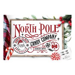 north pole candy canes svg, candy canes svg,  candy canes poster svg, farmhouse christmas svg, farmhouse christmas poste