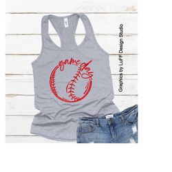 baseball tank tops - baseball shirts - baseball game day tank top - baseball tees - game day tank - mom shirts - sports