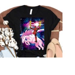 marvel deadpool space unicorn tacos graphic shirt, disneyland family matching shirt, marvel comic shirt, wdw epcot theme