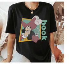 disney peter pan retro captain hook smirking shirt, disney family matching shirt, walt disney world shirt, disneyland tr