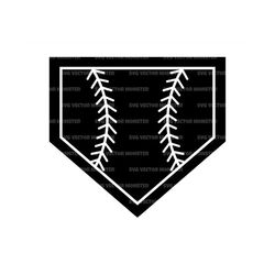 home plate svg, baseball stitch svg, home run, softball, diamond field, cheer mom. vector cut file cricut, silhouette, p