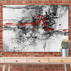 abstract canvas print extra large living room decor moody art