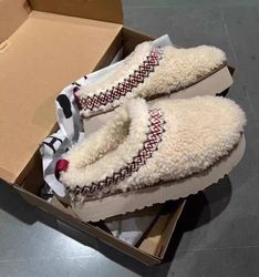 women fur slippers ankle boots