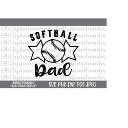 softball dad svg, softball dad png, softball svg softball png, softball dad shirt softball stars svg, softball life svg,