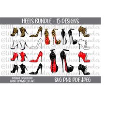 high heel svg, high heel shoe svg, stiletto svg, high heels svg, women shoes svg, shoe clipart, fashion girl svg, high h