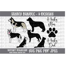 husky svg, husky png, husky clipart, siberian husky svg, husky stickers printable, husky mom svg, husky vector, husky da