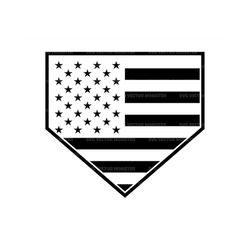 home plate svg, american flag svg, baseball svg, softball svg, diamond field, home run. vector cut file cricut, silhouet