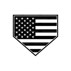 home plate svg, american flag svg, baseball svg, softball svg, home run, diamond field. vector cut file cricut, silhouet