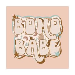 boho babe png sublimation design download, boho png for t-shirts, boho hippie design for sublimation, boho baby girl png