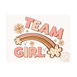 team girl png-gender reveal sublimation digital design download-baby shower png, little girl png, baby girl png, newborn