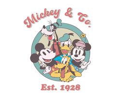 vintage mickey & company png, family vacation png, family trip png, vacay mode png, magic kingdom png, mickey png