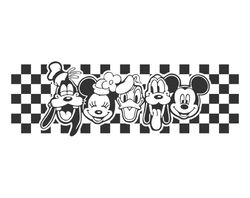 vintage mickey and friends svg, retro mickey mouse png, mickey and co svg, donald daisy duck png