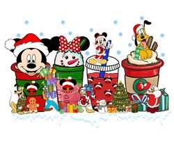 christmas mickey and friends svg, merry christmas svg, snacks christmas, christmas squad svg,