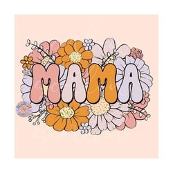 floral mama png sublimation digital design download, flowers png, png for moms, mama png, trendy mama png, preppy mama d