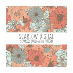 floral seamless pattern-sublimation design download-fall flowers seamless, flower bouquet seamless, floral sublimation,