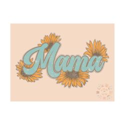 mama png-sunflower sublimation digital design download-floral mama png, flowers png, mama tshirt designs, vintage mama p