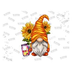 gnome sunflower cocktail png file,sunflower gnome png,gnome sublimation,summer cocktail png,summer gnome png, gnome png,