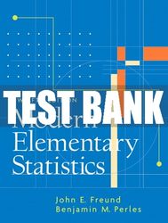 test bank for modern elementary statistics 12th edition all chapters