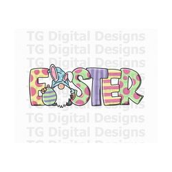 easter png, easter gnome png, easter bunny, easter letters, easter shirt png, easter sublimation design, easter digital