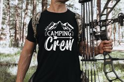 camping crew shirt, camp crew shirt, custom camp shirt, matching camping trip shirt, camping family shirt, camping shirt