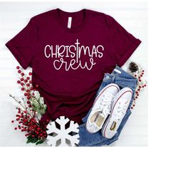 christmas crew shirt, family christmas shirts, family christmas gifts, christmas squad goals,  christmas shirts