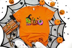 halloween boo shirt, funny pumpkin boo halloween shirt, witch hat shirt, horror shirt, halloween gift,halloween  kids sh