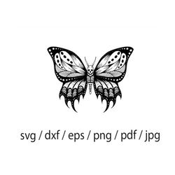 butterfly svg, butterfly cut file, butterfly dxf, butterfly png, butterfly clipart, butterfly silhouette, butterfly cric