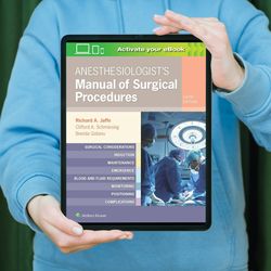 anesthesiologist's manual of surgical procedures 6th edition, ebook, digital instant download