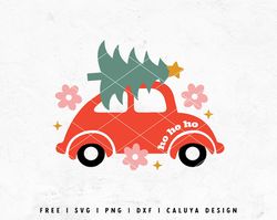 christmas bug car svg | christmas truck svg | retro christmas svg | cute christmas svg | libbey can wrap svg | cricut, c