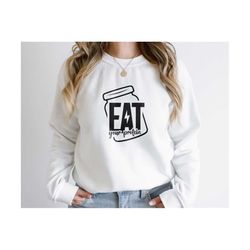 eat your protein svg, gym shirt svg, funny workout svg, workout clothes svg, motivational svg, gym saying quote, digital