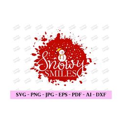 snowy smiles svg, kids christmas svg, winter svg designs, merry christmas jpg, cute snowman png, digital design in 7 dif