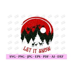 let it snow svg, winter shirt svg, christmas designs, merry christmas svg, hello winter svg, trendy christmas png, desig