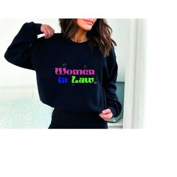 retro women in law sweatshirt, female lawyer hoodie, law school tee, cute law student shirt, bar exam gift for lawyer, a