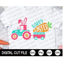 easter's day svg, easter tractor carrot svg, easter svg,  svg easter egg, tractor svg, boys gift shirt, svg files for cr