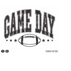 retro varsity game day american sport, game day svg, varsity game day png, vintage varsity game day american football su