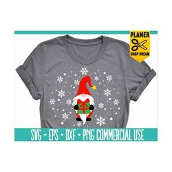 christmas tree gnome svg, christmas svg, christmas gnome svg, christmas cut files, christmas shirt design, woman shirt,k