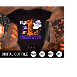 my 1st halloween svg, halloween boy svg, spooky svg, halloween costume, first halloween svg, baby halloween shirt, png,