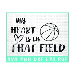 my heart is on that field svg cutting file, volleyball mom svg, silhouette svg, cricut svg, vball svg, t-shirt designs,