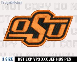 oklahoma state cowboys embroidery designs, ncaa machine embroidery design, machine embroidery pattern