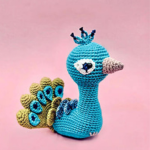 crochet peacock the louis pdf, amigurumi pattern