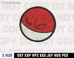 pokemon embroidery designs, pokemon ball machine embroidery design, machine embroidery pattern