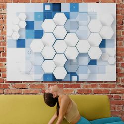 geometric 3d canvas printing wall decor 3d wall art
