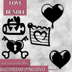 love template, svg bundle, laser cut files, dxf laser cut files, home decor, holiday cut