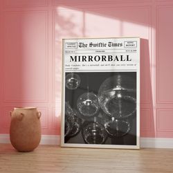 taylor mirrorball poster, mirrorball folklore poster, mirrorball swiftie, mirrorball poster, mirrorball taylor swift, mi