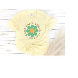 Sorority 70s Flower Shirt, 60s, Vintage, School, Alpha Chi Omega, Pi Beta Phi, Delta Gamma, Recruitment, reveal, Sigma K