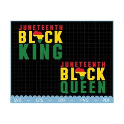 juneteenth black queen black king svg, black history svg, africa svg, black pride svg, black lives matter, african amer