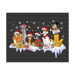 Dog Merry Christmas PNG, Dog Character Christmas Png, Xmas Holiday Png, Holiday Season, Funny Christmas, Cute Christmas