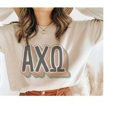 sorority sweatshirt, greek letters, vintage, sorority gift, sorority shirts, alpha chi omega, big little reveal, kappa a