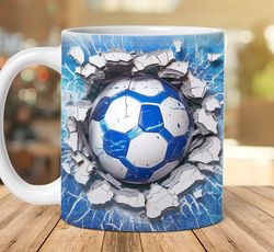 3d footbal mug